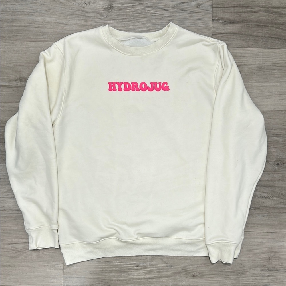 Hydrojug Cream Sweatshirt - Drink More Water